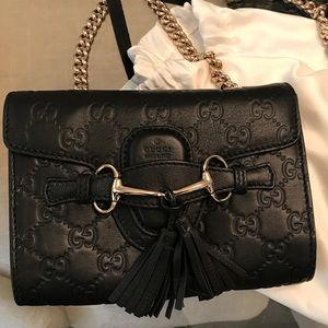 Authentic Gucci cross body with chain!